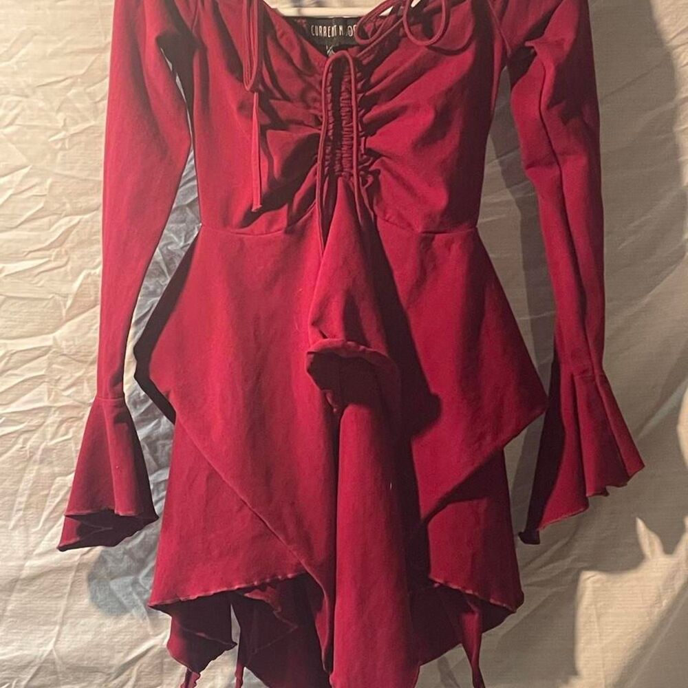 Current-mood Women's Burgundy and Red Fancy-dress
